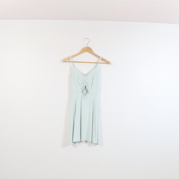 *Garage Mint Front Tie Mini Dress - Picture 2 of 7